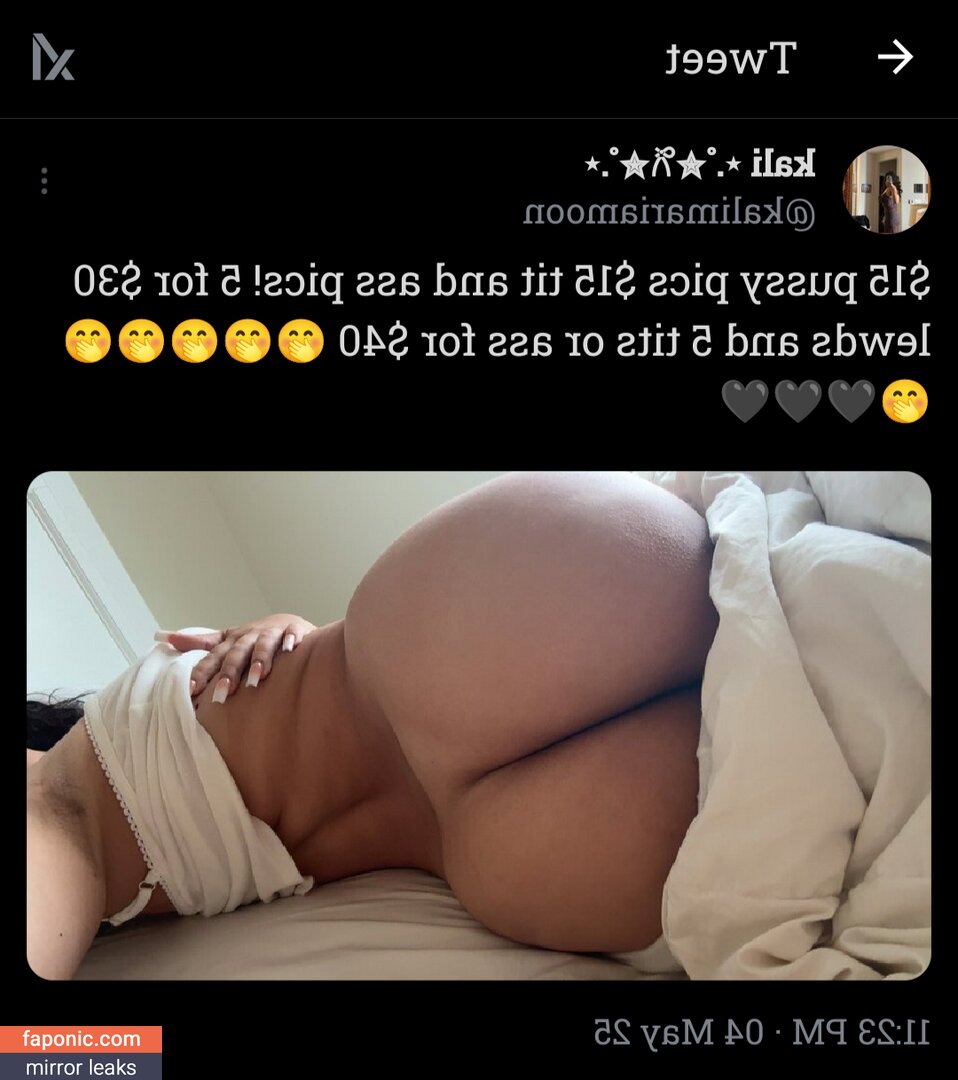 kalimariamoon nude leaks Photo #1
