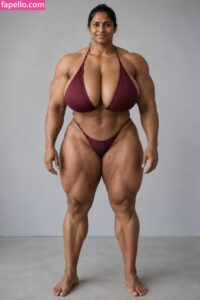 Ai Generated Female Bodybuilders nude leaks Photo #1