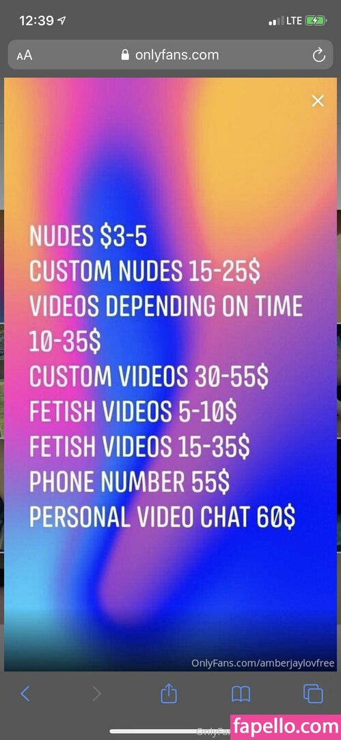 amberjaylovfree nude leaks Photo #1